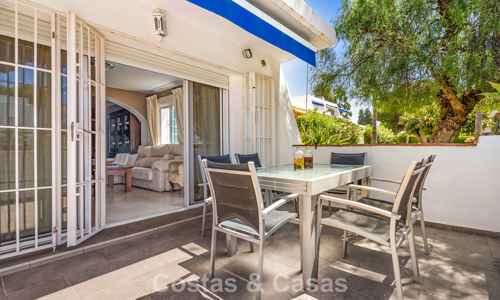 Ruim begane grond appartement in een gated complex op loopafstand van het strand en Puerto Banus, Marbella 783909