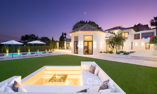 Luxueuze, moderne Mediterrane villa te koop, eerstelijns Aloha golf in Nueva Andalucia’s vallei, Marbella 784100 