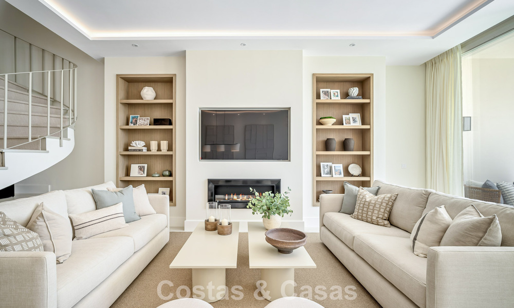 Schitterend gerenoveerd herenhuis te koop eerstelijns La Quinta golf in Marbella - Benahavis 784547