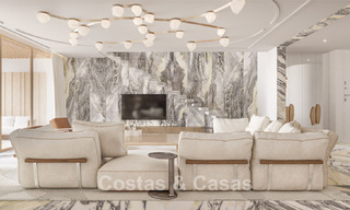Penthouse te koop eerstelijnsstrand met schitterend zeezicht in Puerto Banus, Marbella 784687 