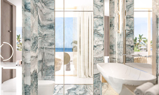 Penthouse te koop eerstelijnsstrand met schitterend zeezicht in Puerto Banus, Marbella 784690 