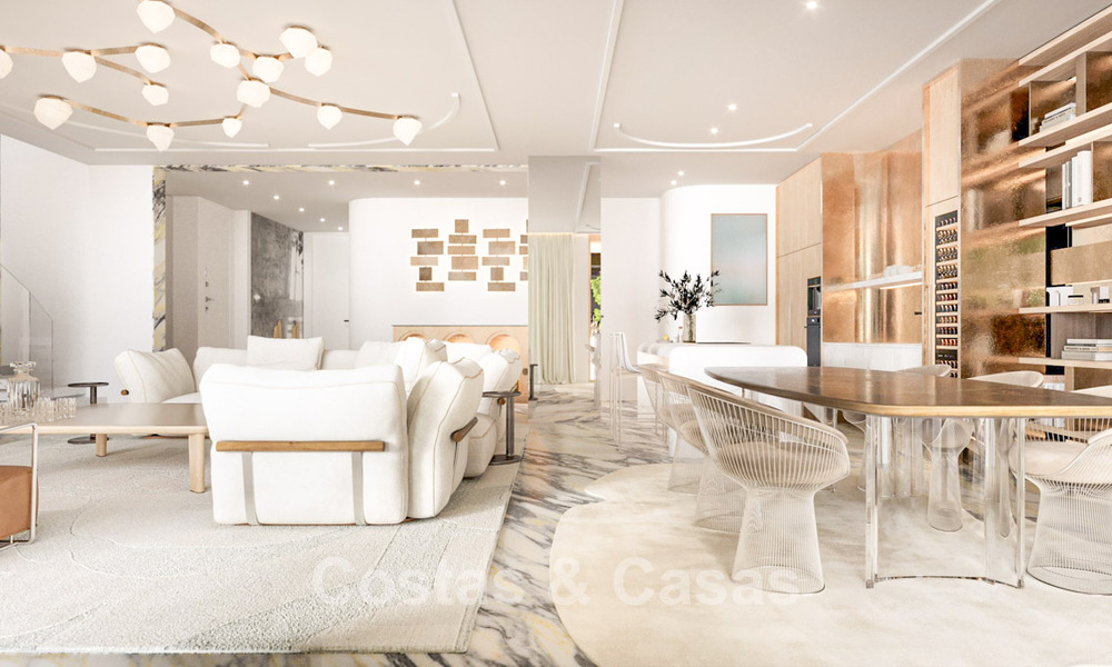 Penthouse te koop eerstelijnsstrand met schitterend zeezicht in Puerto Banus, Marbella 784691