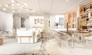 Penthouse te koop eerstelijnsstrand met schitterend zeezicht in Puerto Banus, Marbella 784691 