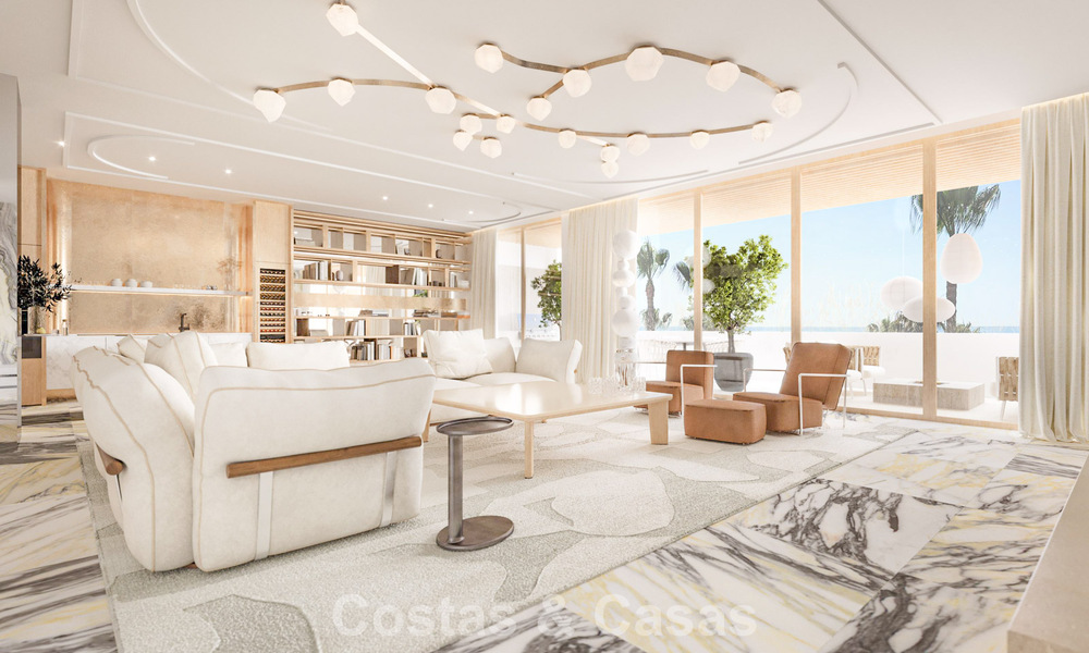 Penthouse te koop eerstelijnsstrand met schitterend zeezicht in Puerto Banus, Marbella 784692