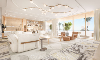 Penthouse te koop eerstelijnsstrand met schitterend zeezicht in Puerto Banus, Marbella 784692 