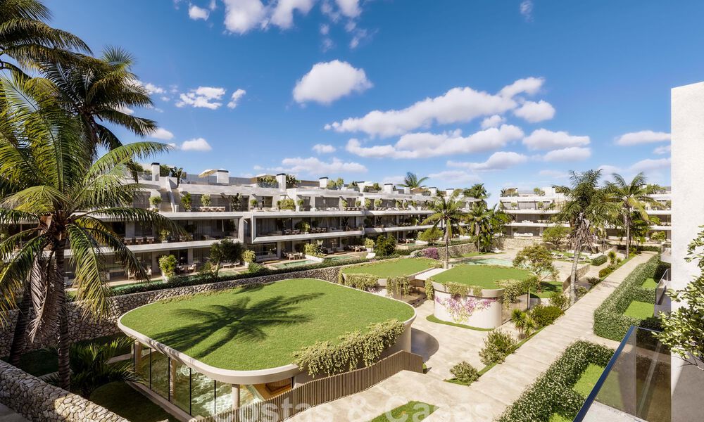 Innovatieve off-plan appartementen te koop op loopafstand van voorzieningen en het strand in Estepona, Costa de Sol 784905