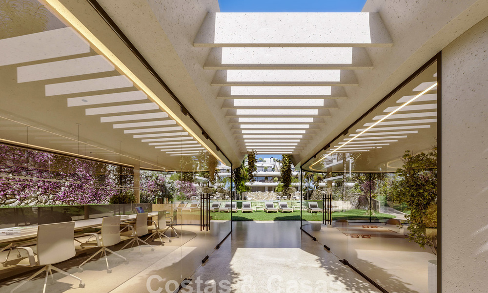 Innovatieve off-plan appartementen te koop op loopafstand van voorzieningen en het strand in Estepona, Costa de Sol 784906