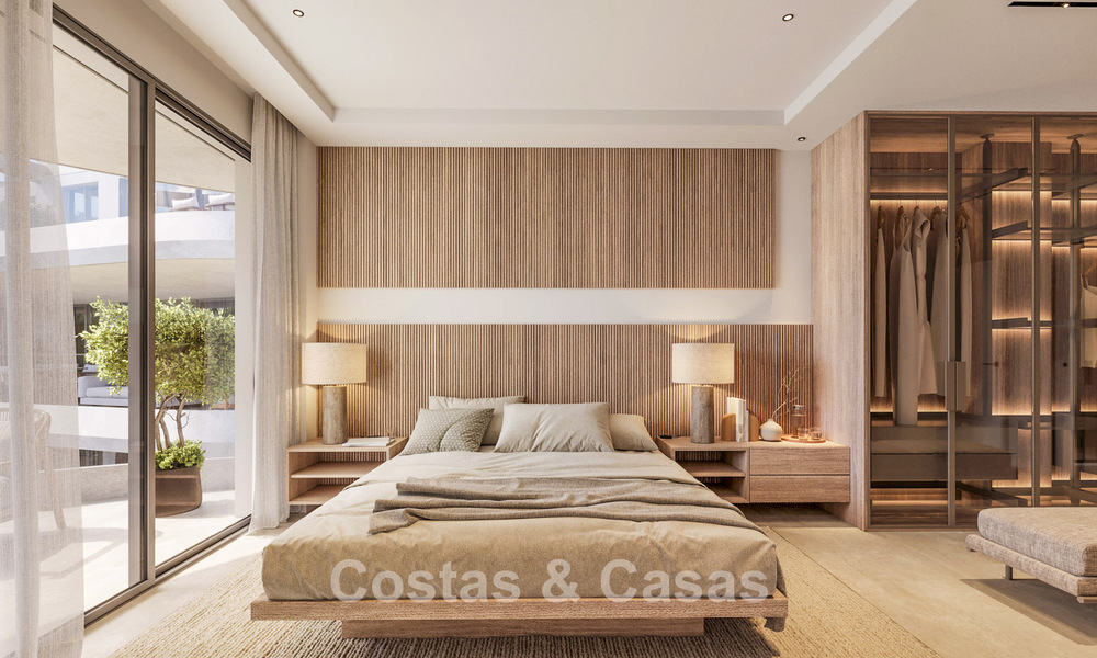 Innovatieve off-plan appartementen te koop op loopafstand van voorzieningen en het strand in Estepona, Costa de Sol 784910