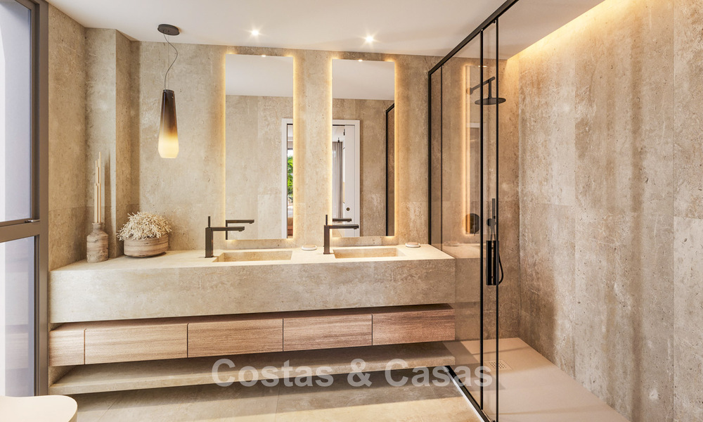 Innovatieve off-plan appartementen te koop op loopafstand van voorzieningen en het strand in Estepona, Costa de Sol 784913