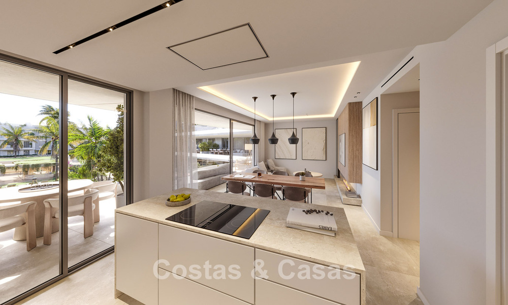 Innovatieve off-plan appartementen te koop op loopafstand van voorzieningen en het strand in Estepona, Costa de Sol 784915