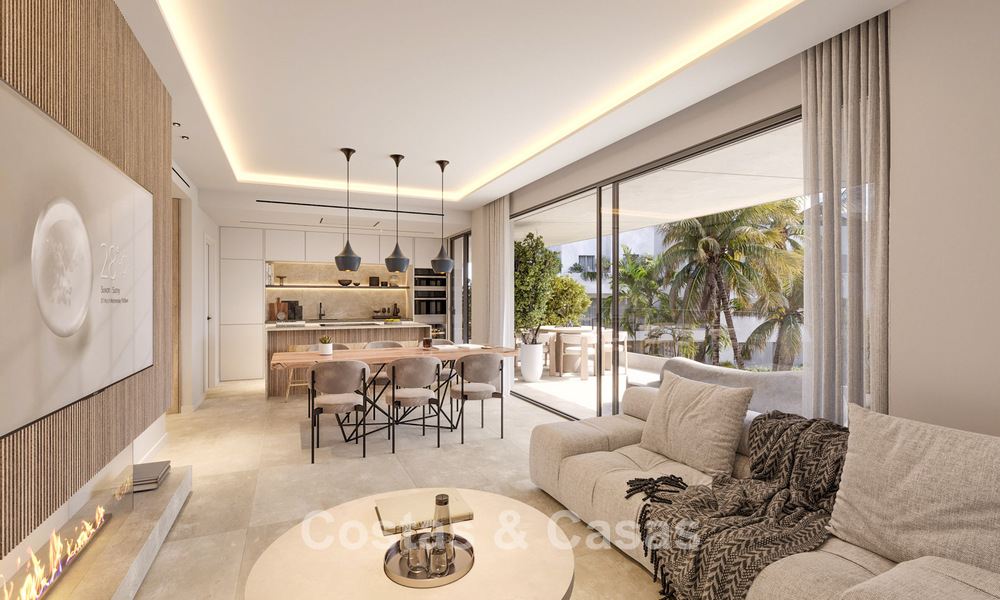 Innovatieve off-plan appartementen te koop op loopafstand van voorzieningen en het strand in Estepona, Costa de Sol 784916