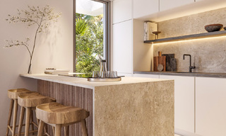 Innovatieve off-plan appartementen te koop op loopafstand van voorzieningen en het strand in Estepona, Costa de Sol 784932 