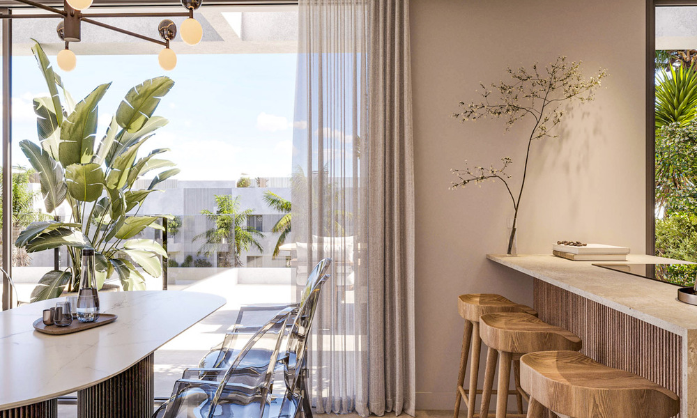 Innovatieve off-plan appartementen te koop op loopafstand van voorzieningen en het strand in Estepona, Costa de Sol 784933