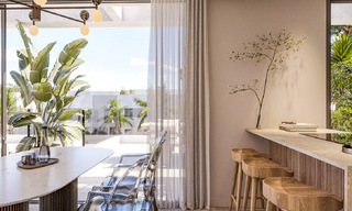 Innovatieve off-plan appartementen te koop op loopafstand van voorzieningen en het strand in Estepona, Costa de Sol 784933 