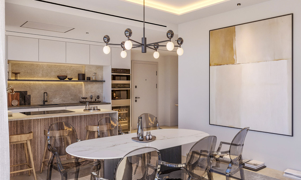 Innovatieve off-plan appartementen te koop op loopafstand van voorzieningen en het strand in Estepona, Costa de Sol 784936