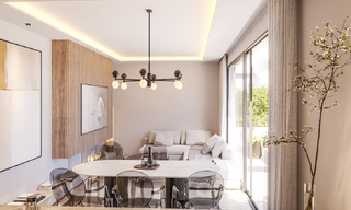 Innovatieve off-plan appartementen te koop op loopafstand van voorzieningen en het strand in Estepona, Costa de Sol 784939 
