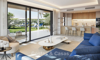 Lancering! Stijlvolle appartementen met panoramisch zeezicht te koop, eerstelijnsgolf in Mijas Costa, Costa del Sol 784986 