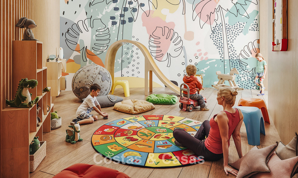 Lancering! Stijlvolle appartementen met panoramisch zeezicht te koop, eerstelijnsgolf in Mijas Costa, Costa del Sol 784996