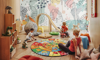 Lancering! Stijlvolle appartementen met panoramisch zeezicht te koop, eerstelijnsgolf in Mijas Costa, Costa del Sol 784996 