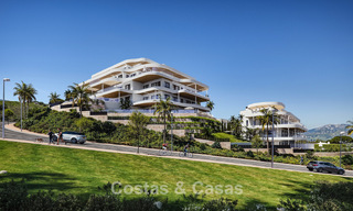 Lancering! Stijlvolle appartementen met panoramisch zeezicht te koop, eerstelijnsgolf in Mijas Costa, Costa del Sol 784999 