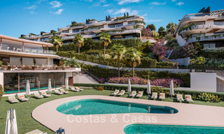 Pre-lancering! Luxueuze nieuwbouwappartementen te koop in de groene heuvels van Elviria, ten oosten van Marbella centrum 785012 