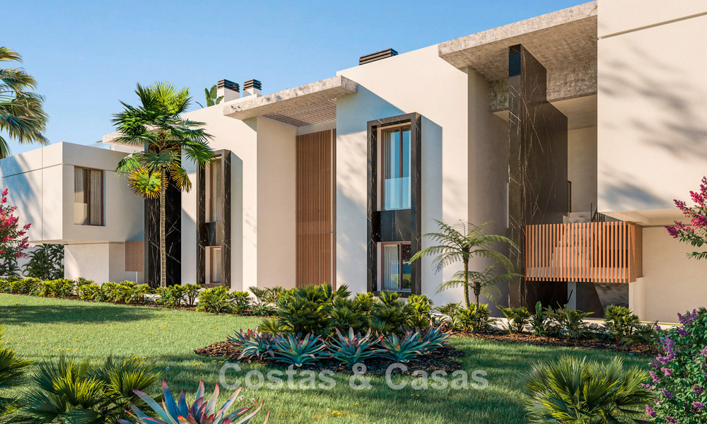 Pre-lancering! Luxueuze nieuwbouwappartementen te koop in de groene heuvels van Elviria, ten oosten van Marbella centrum 785013