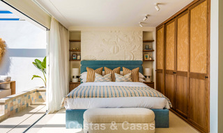 Luxueuze strandwoning met open zeezicht te koop, direct aan het strand op de prestigieuze Golden Mile van Marbella 785347 