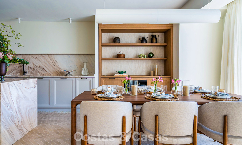 Luxueuze strandwoning met open zeezicht te koop, direct aan het strand op de prestigieuze Golden Mile van Marbella 785356
