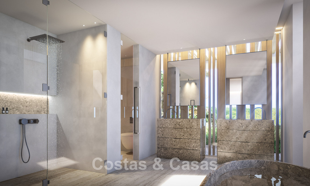 Nieuwe, high-end luxevilla te koop met zeezicht in een gated en permanent bewaakte villawijk van Sotogrande, Costa del Sol 785702