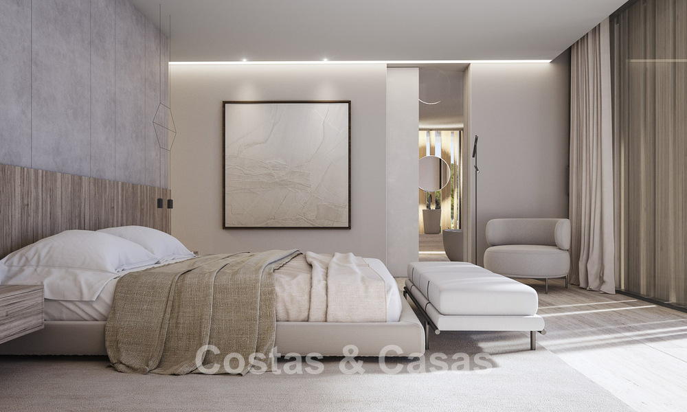 Nieuwe, high-end luxevilla te koop met zeezicht in een gated en permanent bewaakte villawijk van Sotogrande, Costa del Sol 785709