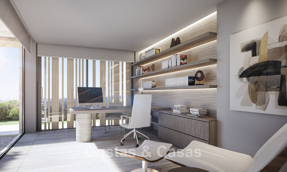 Nieuwe, high-end luxevilla te koop met zeezicht in een gated en permanent bewaakte villawijk van Sotogrande, Costa del Sol 785719