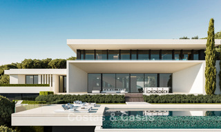 Architectonische nieuwbouwvilla’s met panoramisch zeezicht te koop in een beveiligde urbanisatie van Benahavis - Marbella 785777 
