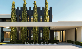 Architectonische nieuwbouwvilla’s met panoramisch zeezicht te koop in een beveiligde urbanisatie van Benahavis - Marbella 785778 