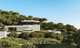 Architectonische nieuwbouwvilla’s met panoramisch zeezicht te koop in een beveiligde urbanisatie van Benahavis - Marbella 785782 