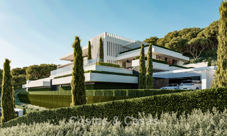 High-end luxevilla’s met panoramisch uitzicht op zee, in een beveiligde urbanisatie in Benahavis - Marbella 785787 