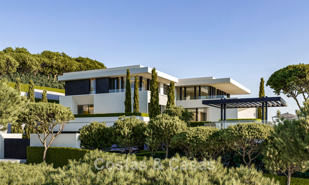 Prestigieuze villa’s met adembenemend panoramisch zeezicht, gelegen in een beveiligde residentie in Benahavis - Marbella 785802