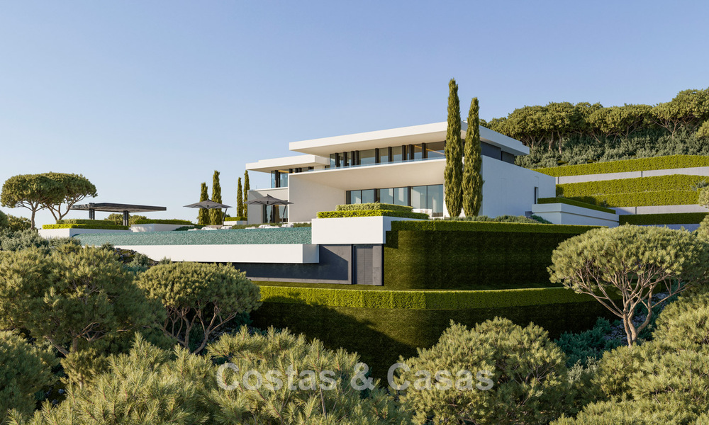 Prestigieuze villa’s met adembenemend panoramisch zeezicht, gelegen in een beveiligde residentie in Benahavis - Marbella 785803