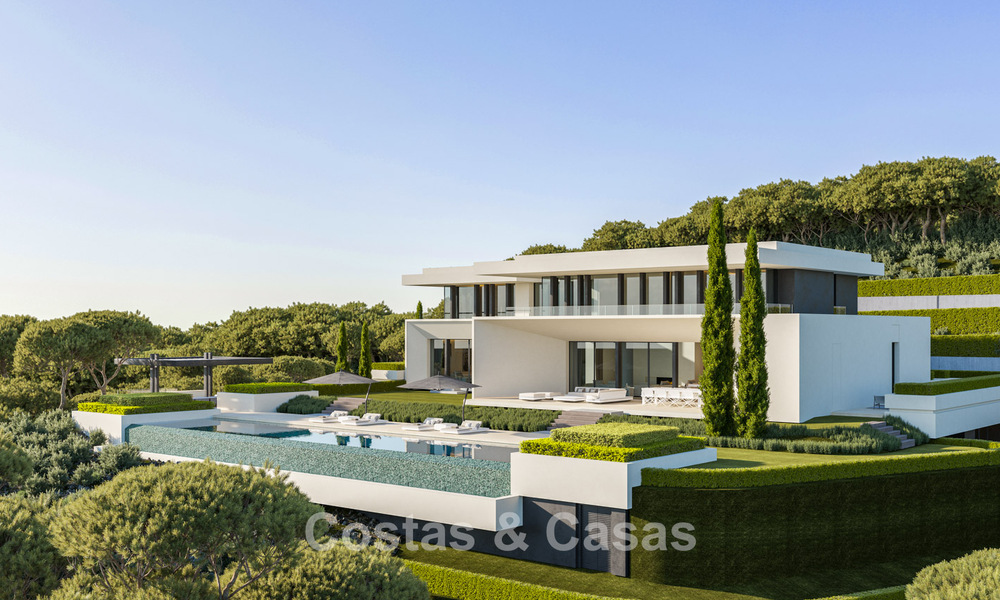 Prestigieuze villa’s met adembenemend panoramisch zeezicht, gelegen in een beveiligde residentie in Benahavis - Marbella 785808