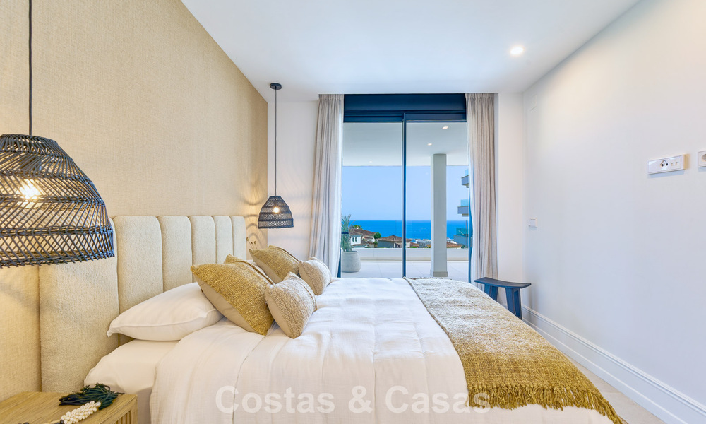 Nieuwe appartementen te koop op toplocatie met zeezicht tussen Benalmadena en Fuengirola, Costa del Sol 801813