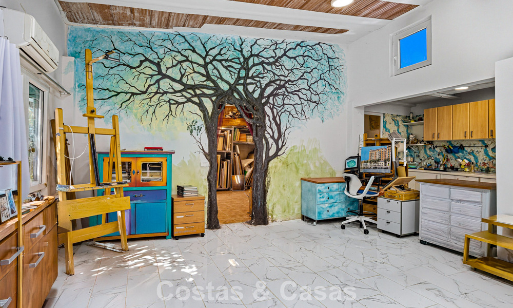 Unieke, ruime gelijkvloerse woning met veel mogelijkheden, centraal gelegen in Marbella centrum 786527