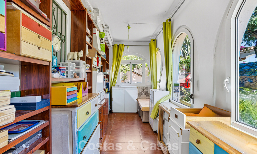 Unieke, ruime gelijkvloerse woning met veel mogelijkheden, centraal gelegen in Marbella centrum 786530