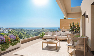 Lancering! Off-plan, innovatieve appartementen te koop met zeezicht in de heuvels van Marbella Oost 787023 