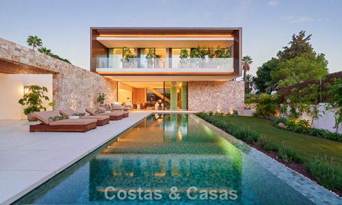 Geavanceerde luxevilla te koop in een rustige woonwijk op de Golden Mile van Marbella 787209