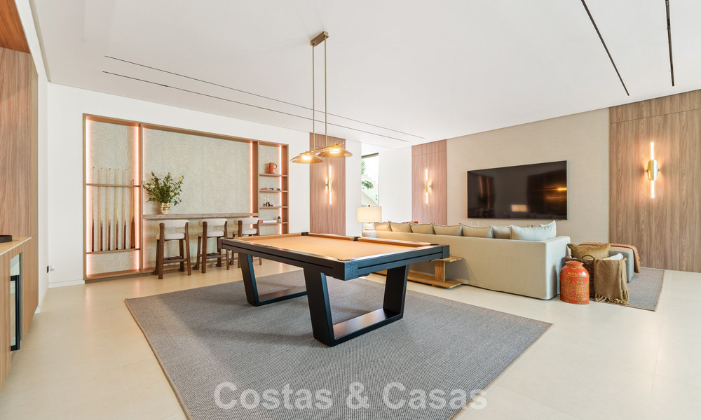 Geavanceerde luxevilla te koop in een rustige woonwijk op de Golden Mile van Marbella 787236