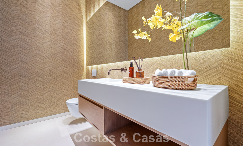 Geavanceerde luxevilla te koop in een rustige woonwijk op de Golden Mile van Marbella 787243