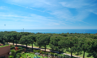 Frontline golf appartement met spectaculair zeezicht te koop in Cabopino, Marbella - Costa del Sol 31609 