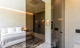 Exclusieve schakelvilla met zeezicht te koop in een vooruitstrevend complex met 24-uursbewaking op Marbella’s Golden Mile 787290 