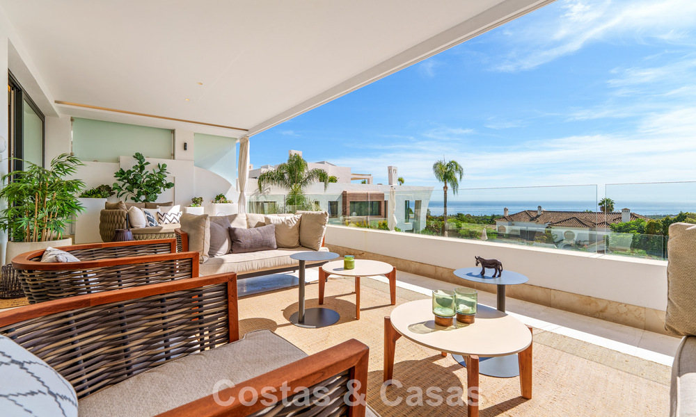 Luxe duplex appartement met zeezicht te koop in een eersteklas Sierra Blanca complex op Marbella’s Golden Mile 787557