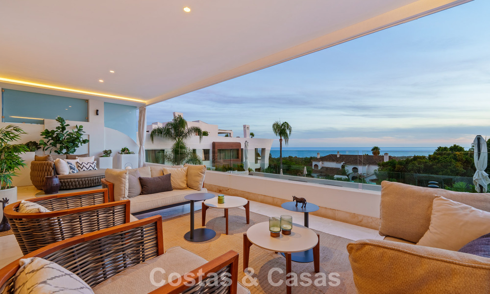 Luxe duplex appartement met zeezicht te koop in een eersteklas Sierra Blanca complex op Marbella’s Golden Mile 787598