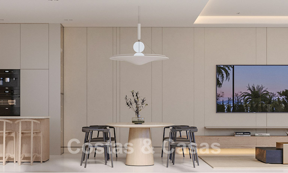 Exclusieve, off-plan designvilla’s met avant-garde architectuur te koop op 200m van het strand in Mijas Costa 787497